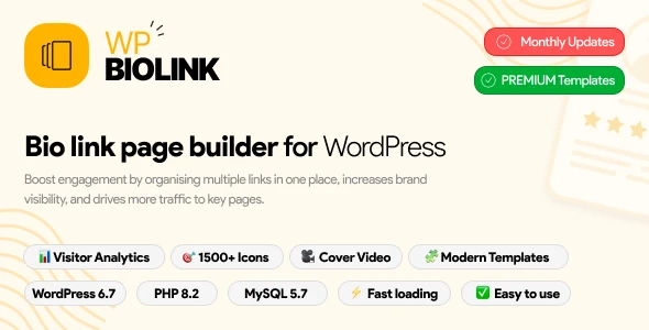 Free BioLink – Bio Links Page Builder for GPL Addon Download - Aquila ...